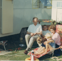 The caravan at Walton on the Naze
