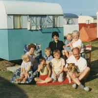 The caravan at Walton on the Naze