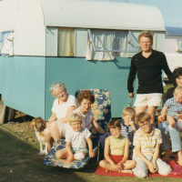 The caravan at Walton on the Naze