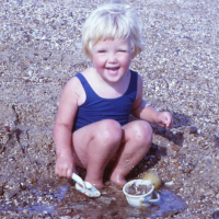 Smiley Beach Baby
