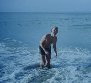 Me enjoying the Caribbean Sea