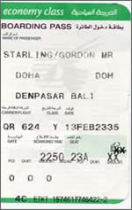 Boarding pass