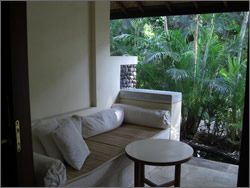 The oustside of our room