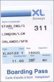 Boarding pass