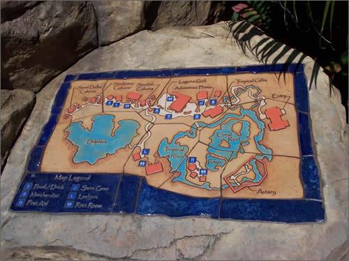 Discovery Cove Map