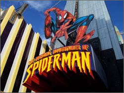 Spiderman ride