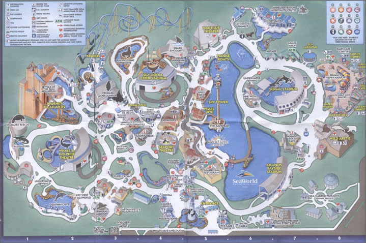 Seaworld map