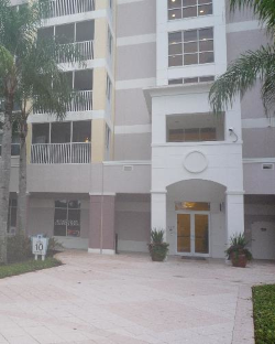 The front of the building