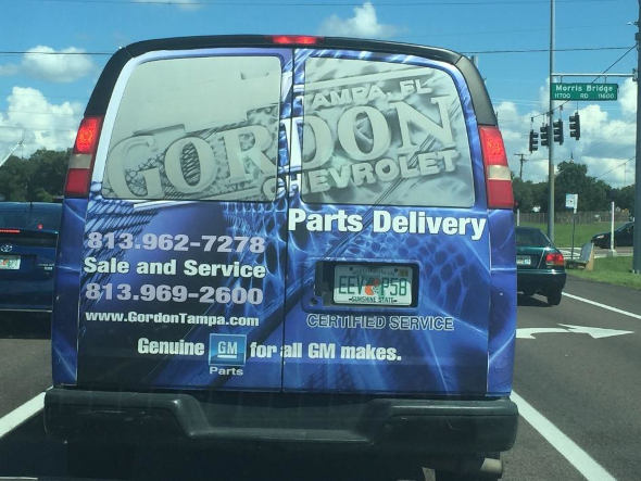 A special van we spotted A special van we spotted