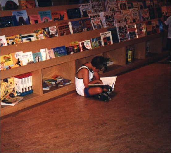 Andrew reading at the Megastore. Andrew reading at the Megastore.