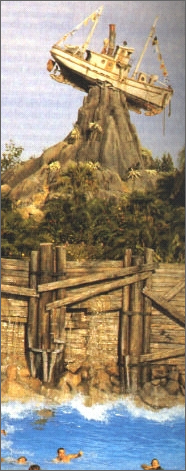 Typhoon Lagoon's famous shipwreck