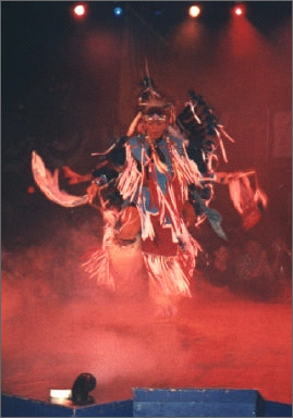 An Indian Dancer at Wild Bill's